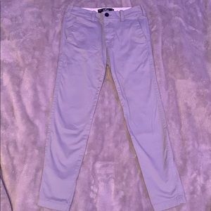 Light Grey Hollister Super skinny chino pants